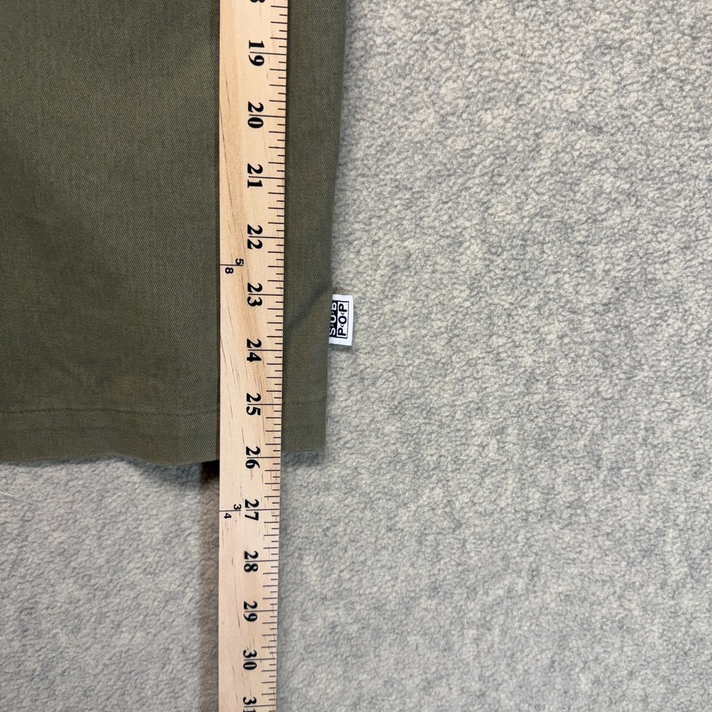 Vintage Sub Pop Records Mens Chore Jacket Olive Green Utility Workwear Size L - Picture 16 of 16